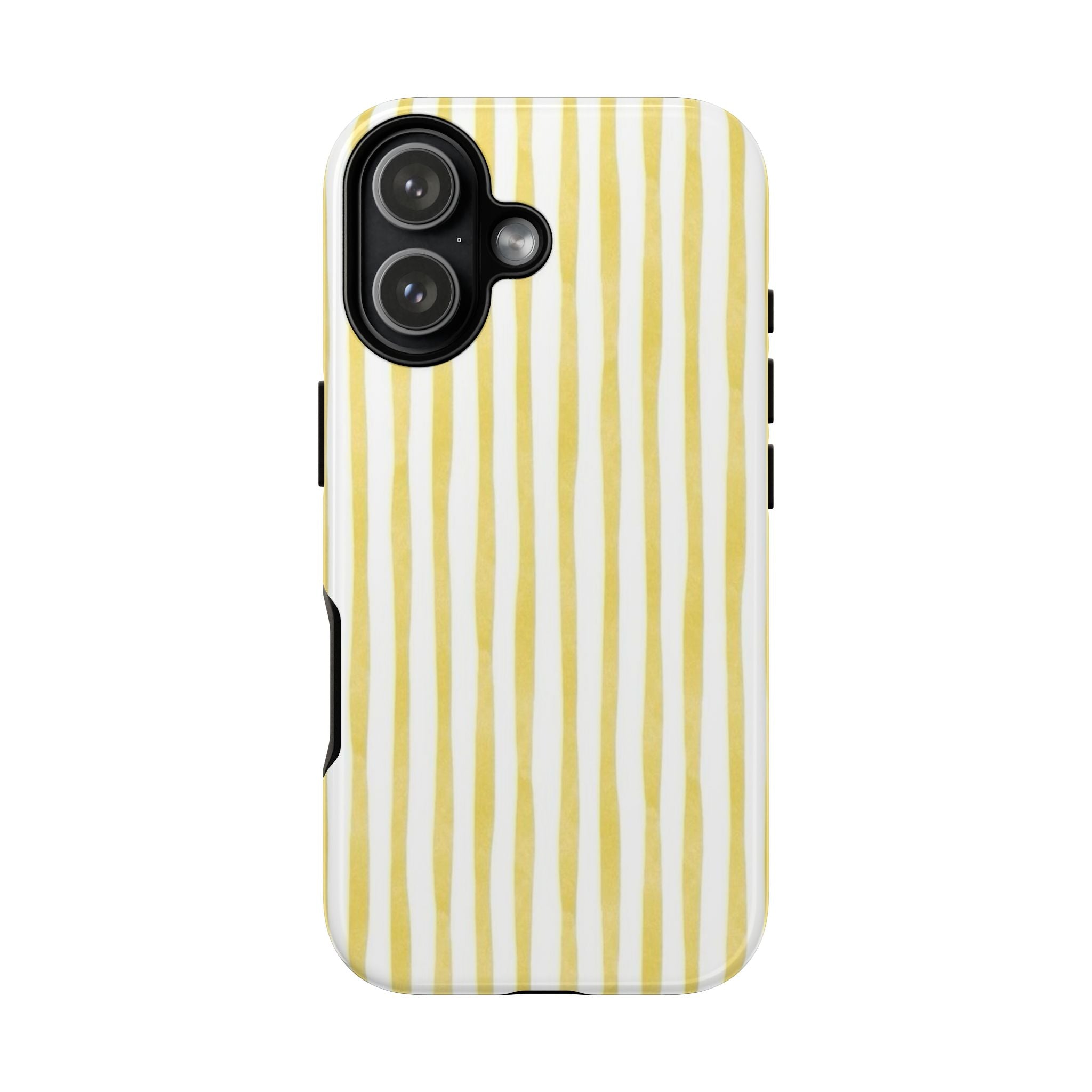 Yellow Stripes Tough Phone Case