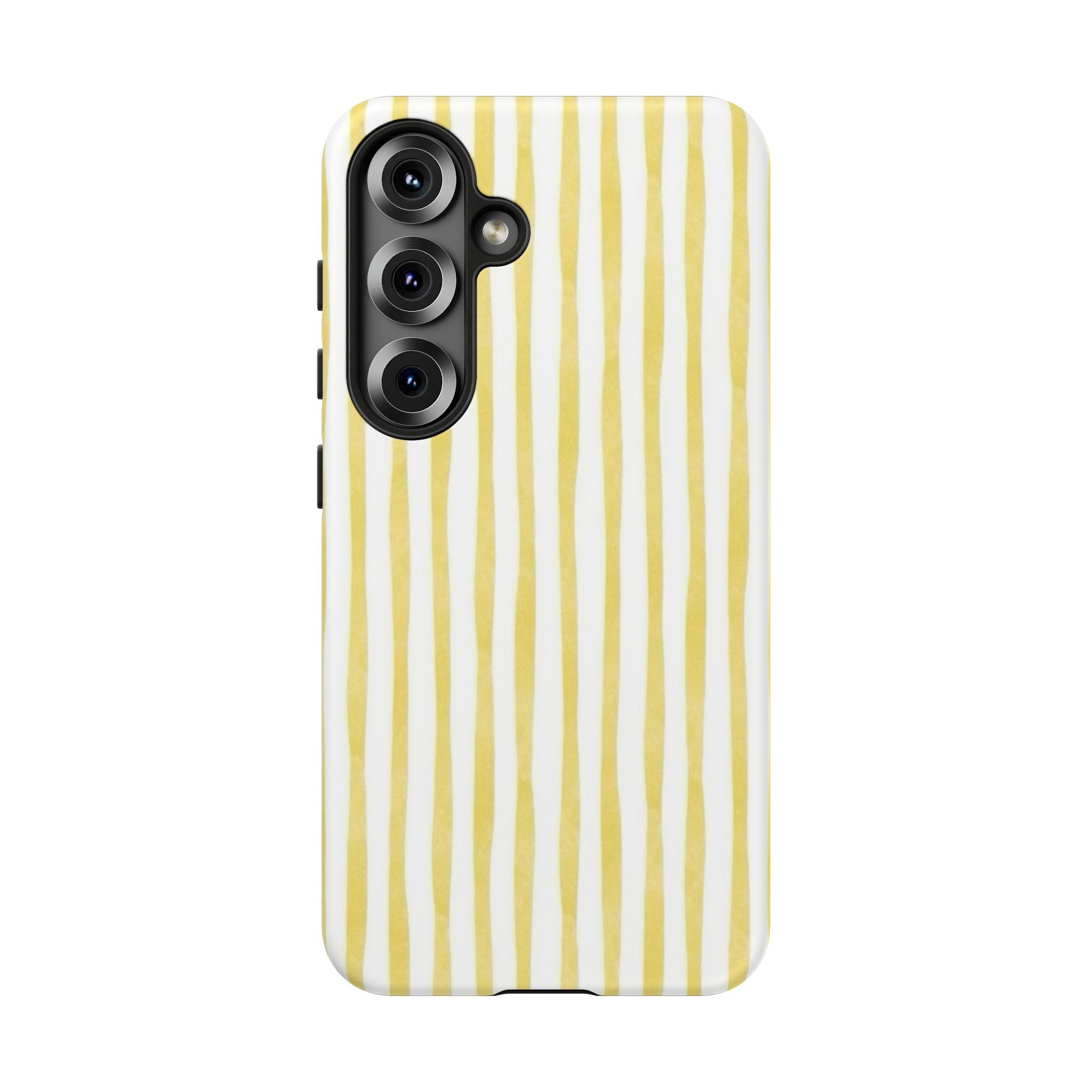 Yellow Stripes Tough Phone Case