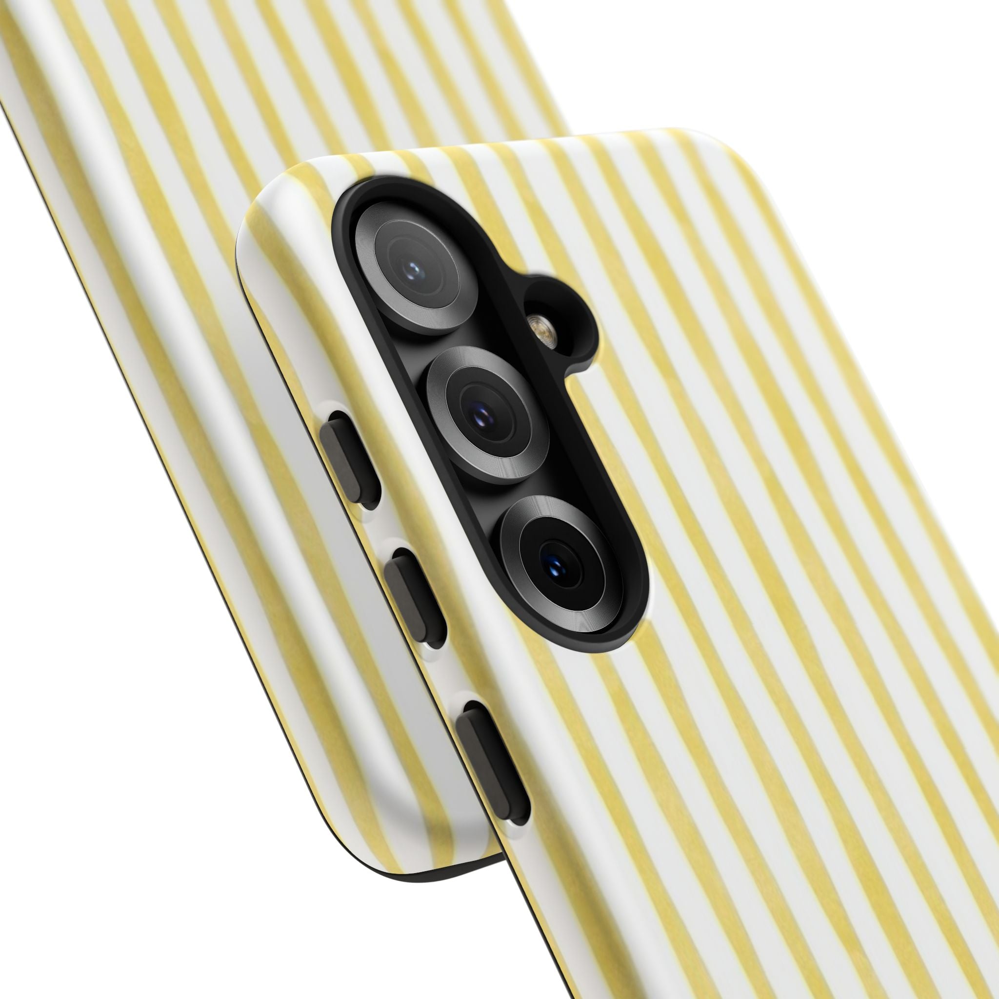 Yellow Stripes Tough Phone Case