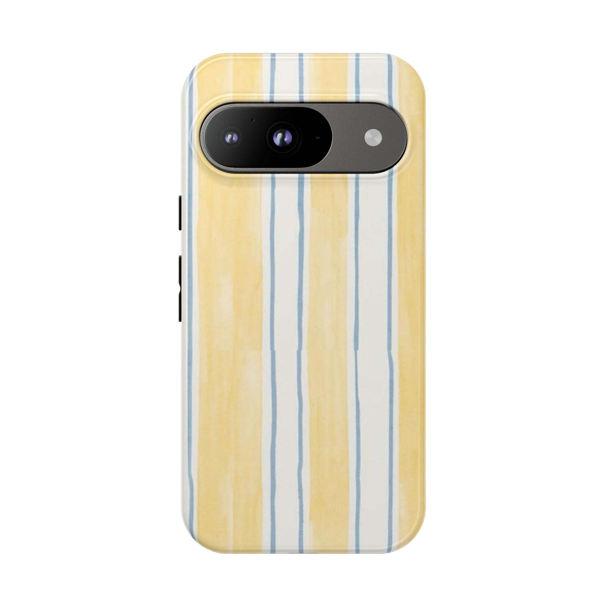 Yellow & Blue Stripes Tough Phone Case