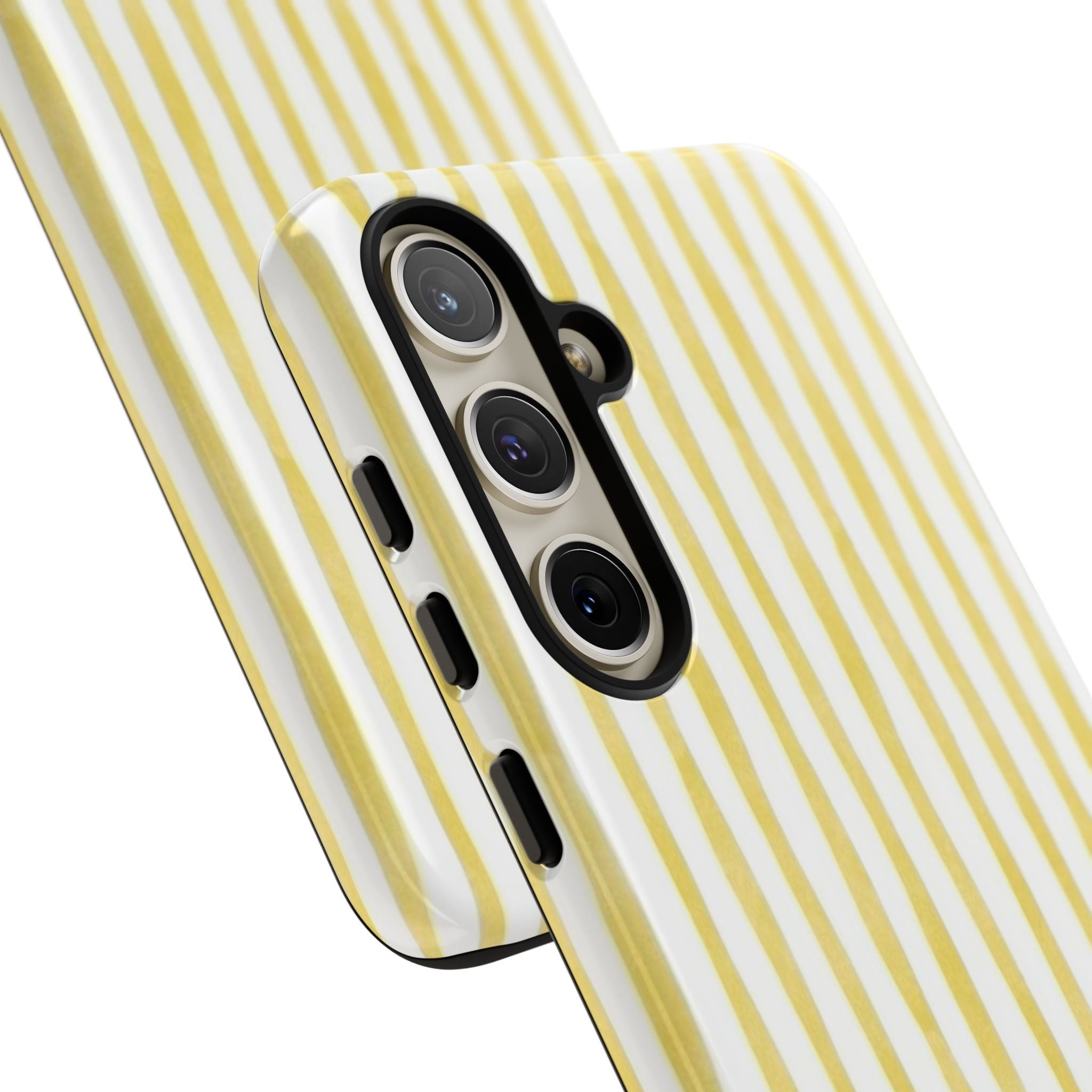 Yellow Stripes Tough Phone Case