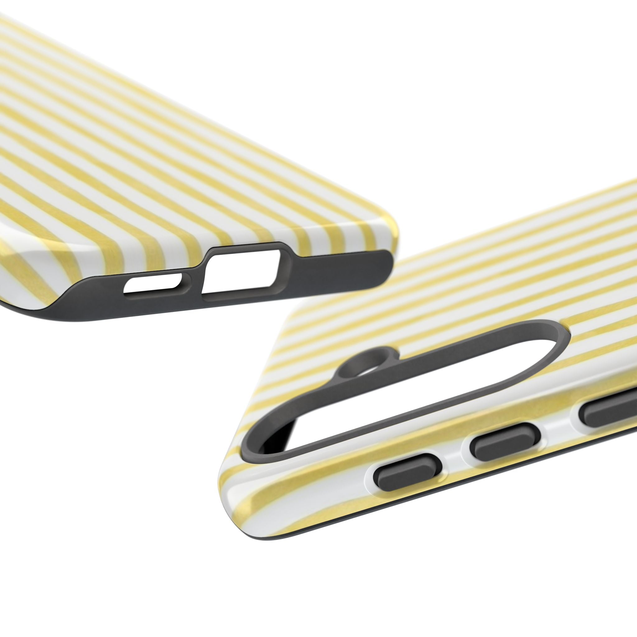 Yellow Stripes Tough Phone Case