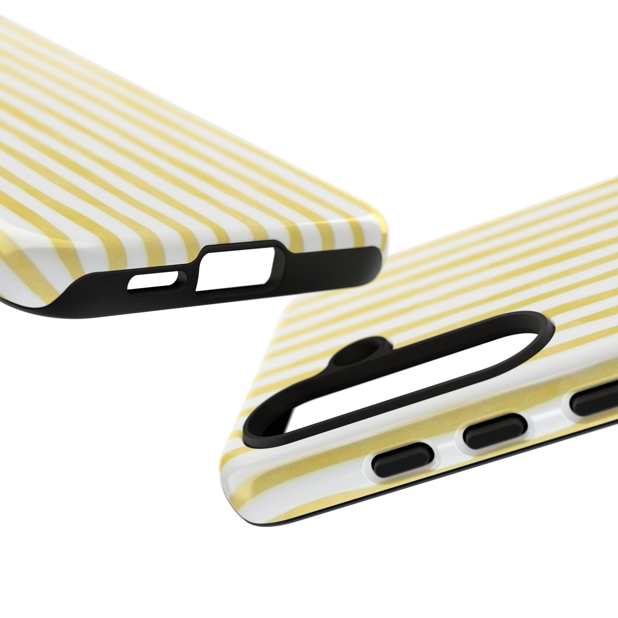 Yellow Stripes Tough Phone Case