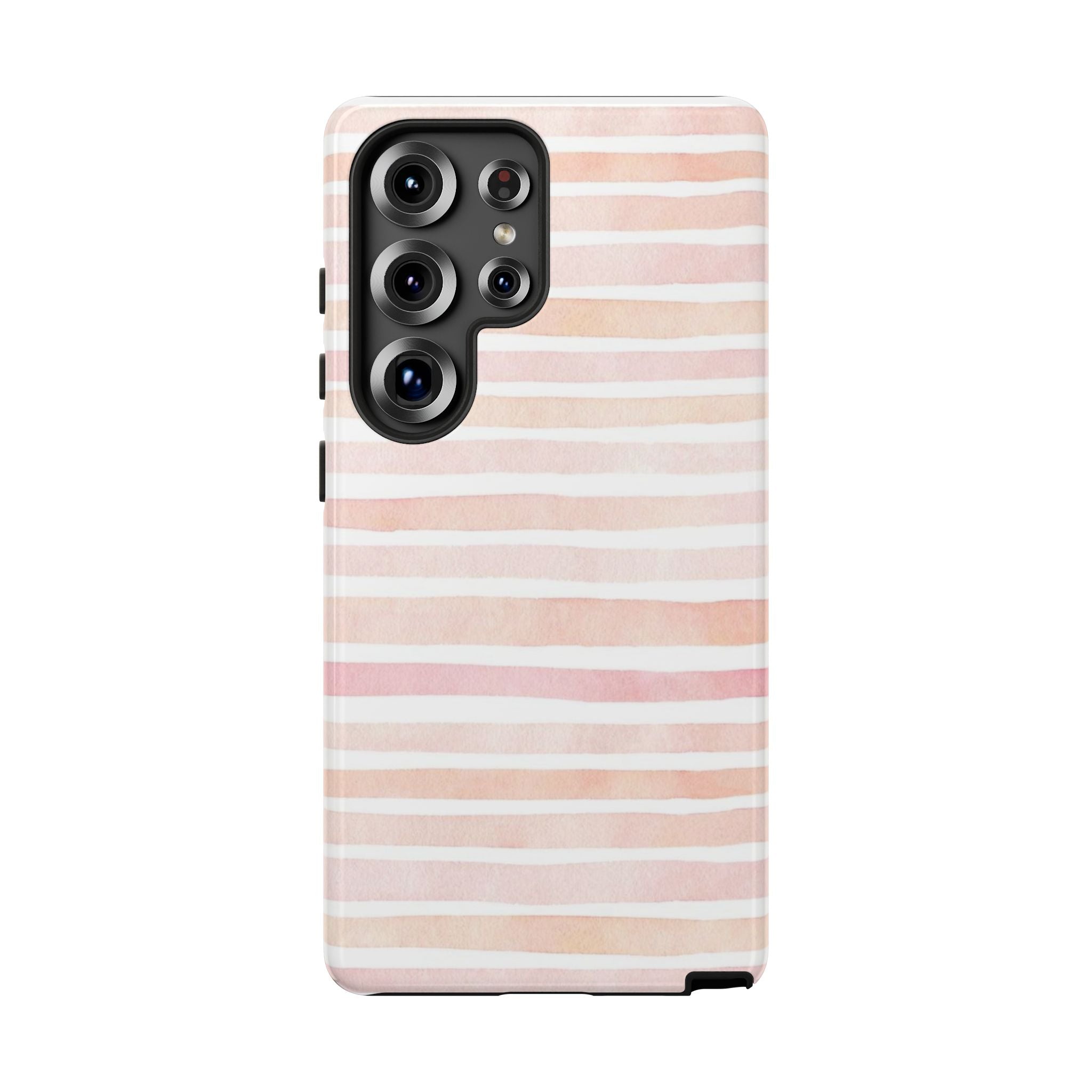 Pink Stripes Tough Phone Case