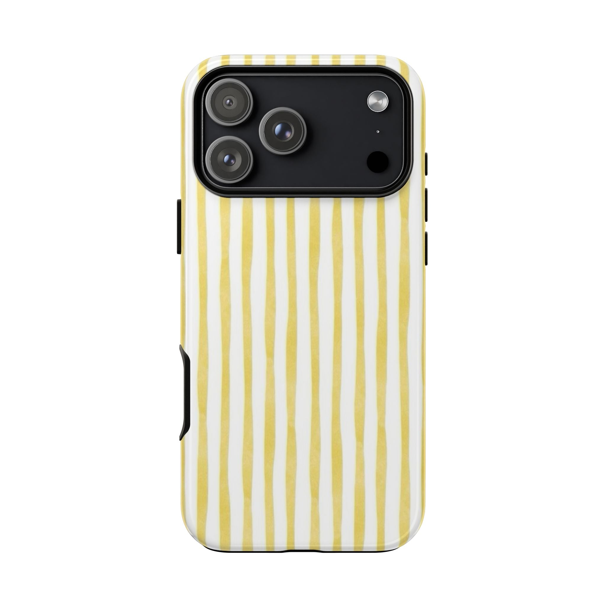 Yellow Stripes Tough Phone Case