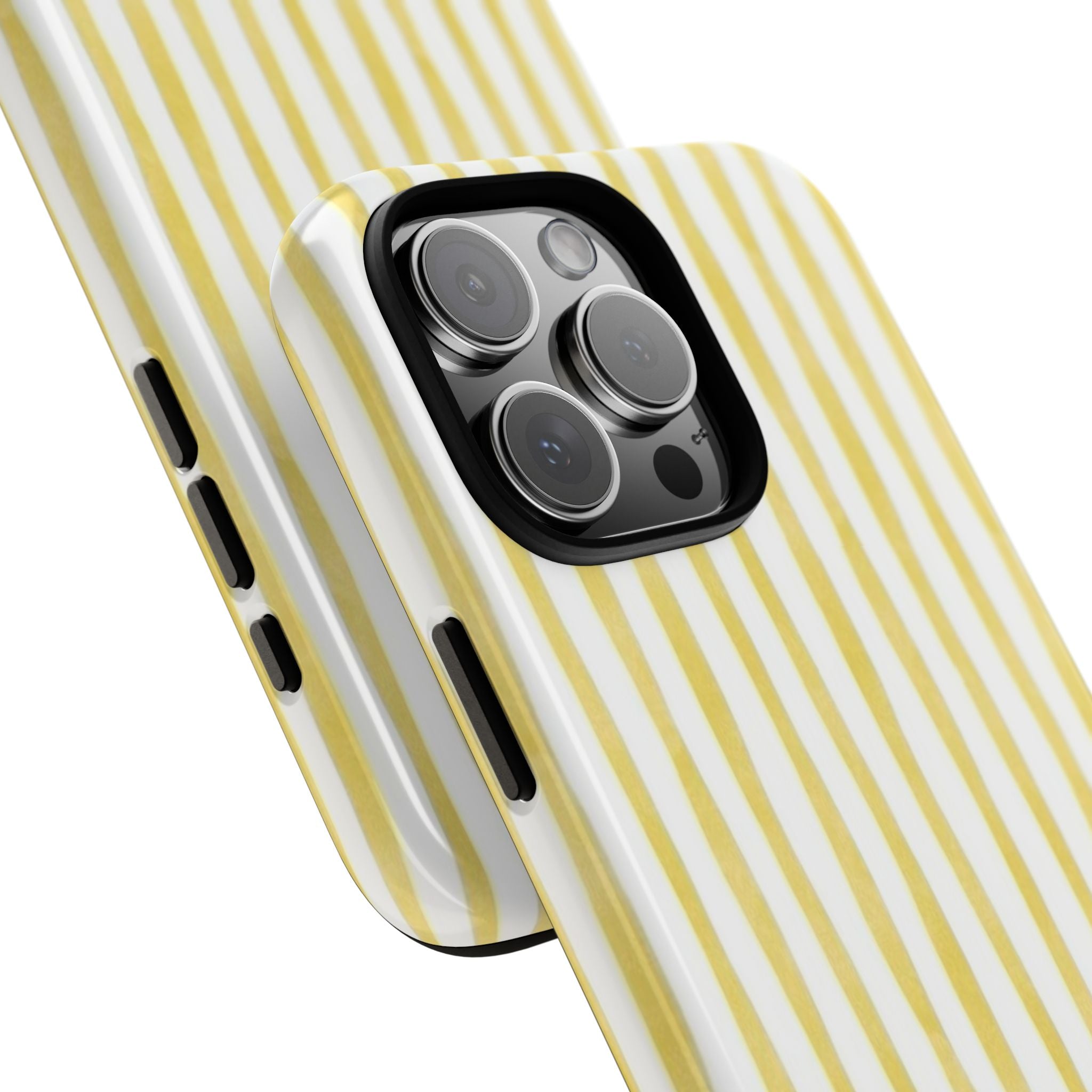 Yellow Stripes Tough Phone Case