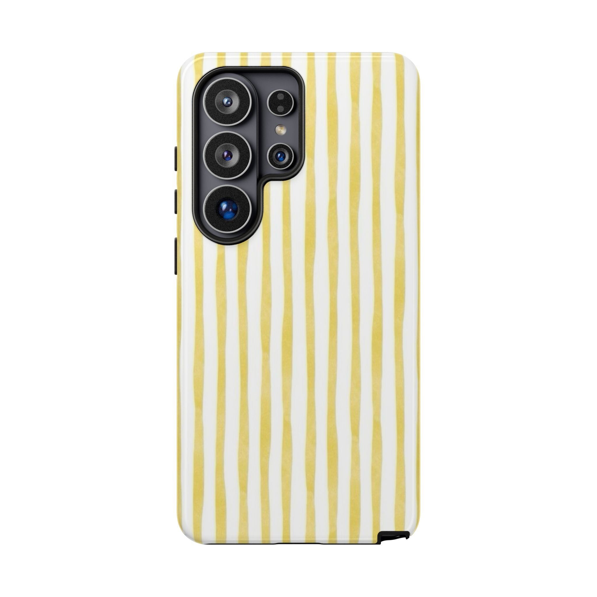 Yellow Stripes Tough Phone Case
