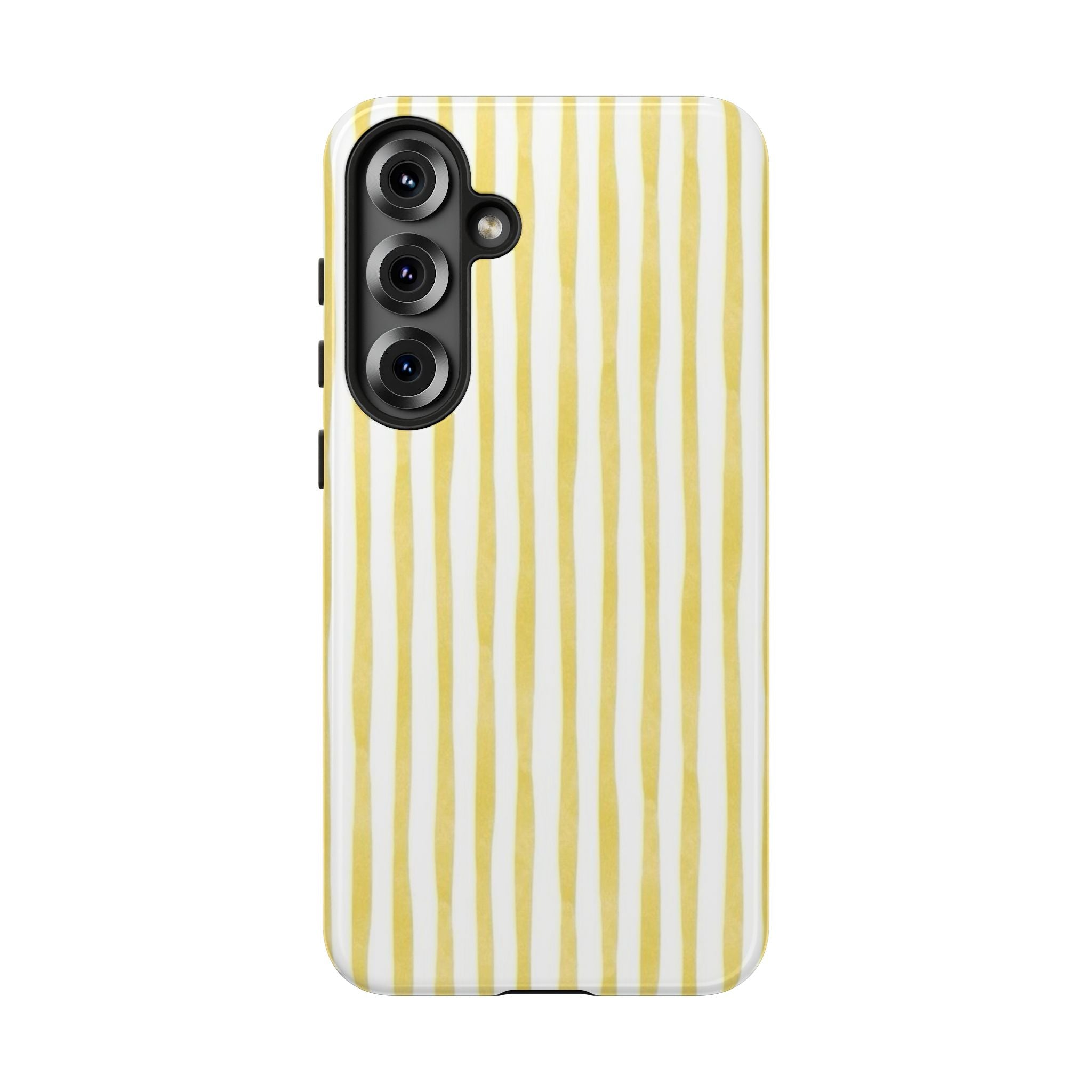 Yellow Stripes Tough Phone Case